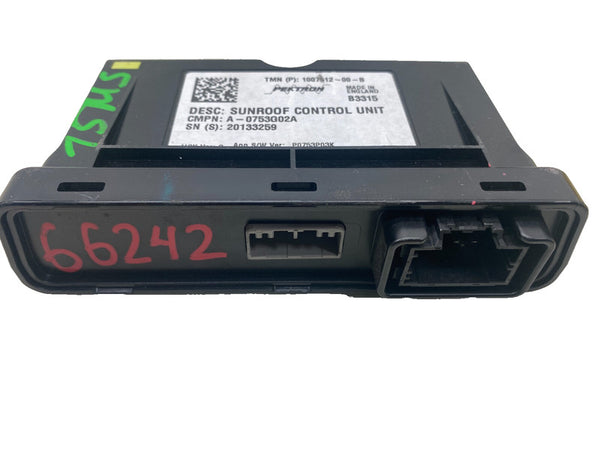 ⭕ 12-20 Tesla Model S Sunroof Controller Moon Roof Control Module 1007512-00-B