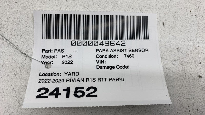 PT00013778 2022 2023 2024 Rivian R1S R1T Parking Ultrasonic Sensor PT00013778 Assembly OEM