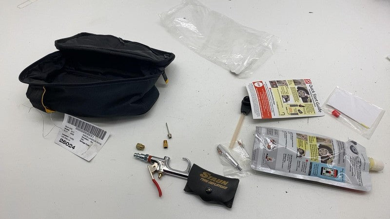 ⭕ Automotive TireJect Sealant Bead Leaks w/ Tire Deflator Air Blow Gun