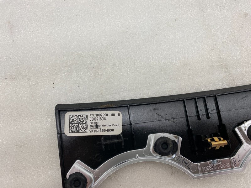 ⭕2017-2023 Tesla Model 3 Center Console Cup Holder Bezel Trim Cover 10