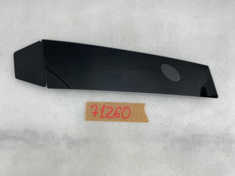 1100437 00 D 2017-2023 Tesla Model 3 M3 Driver Side B-Pillar Applique Glass with Camera Left