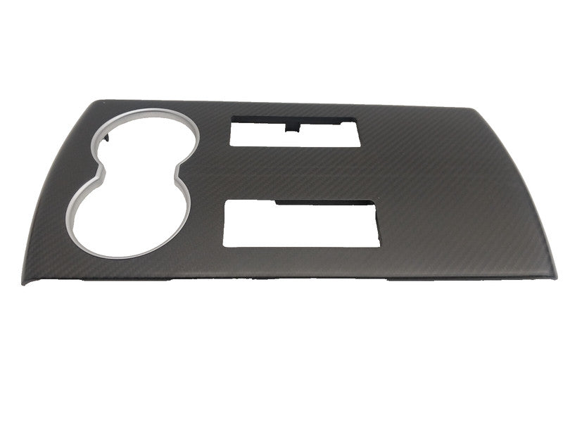 ⭕ 12-20 Model S Center Console Cup Holder Trim Cover Carbon Fiber 1002