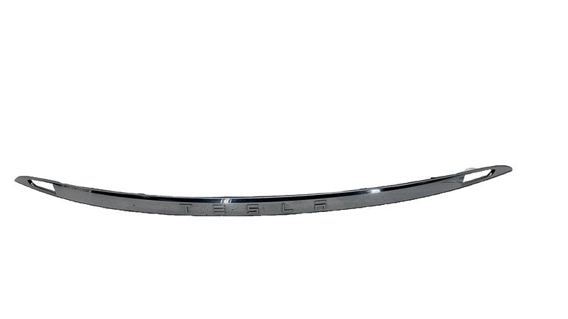 ⭕ 12-20 Tesla Model S Rear Liftgate Trunk Lid Chrome Trim Molding 1025776-00-A
