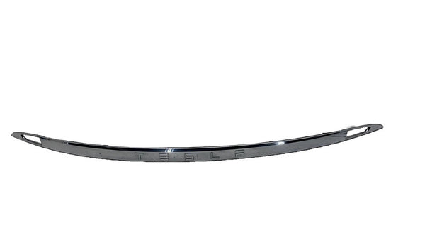 ⭕ 12-20 Tesla Model S Rear Liftgate Trunk Lid Chrome Trim Molding 1025776-00-A