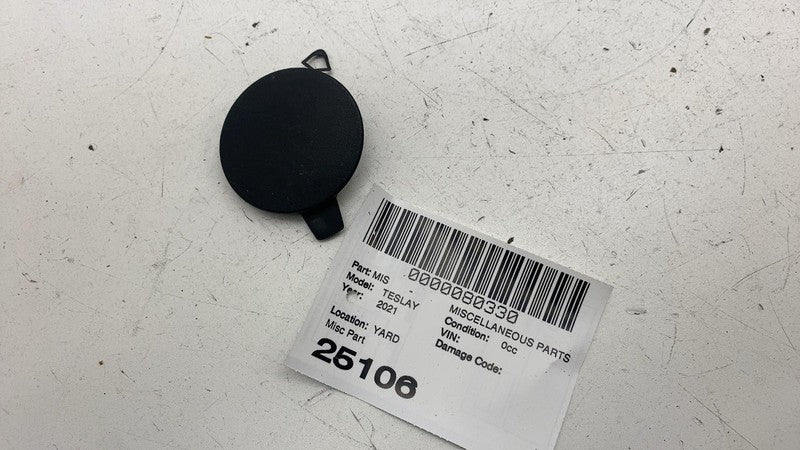149442600A ⭕ 2020-2024 Tesla Model Y MY Rear Bumper Tow Hook Eye Cover Cap OEM 1494426-00-A
