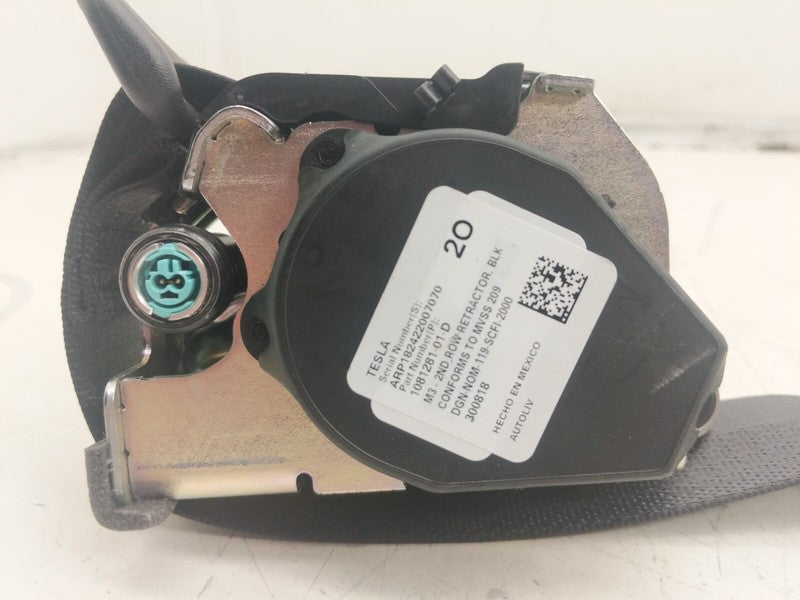 1081281 01 D ⭕ 17-23 Tesla Model 3 Rear Driver 2nd Row Seatbelt Retractor Left 1081281-01-D