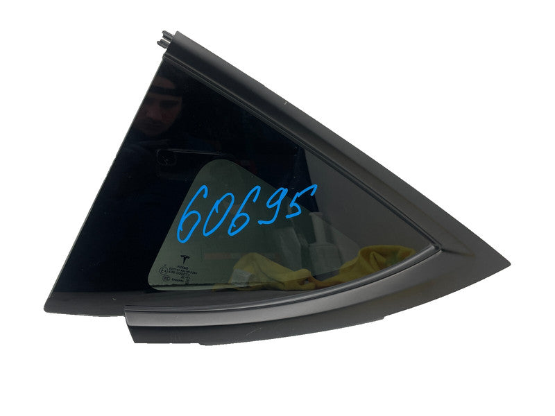 ⭕20-24 Tesla Model Y Rear Driver Side Quarter QTR Window Glass Left 14