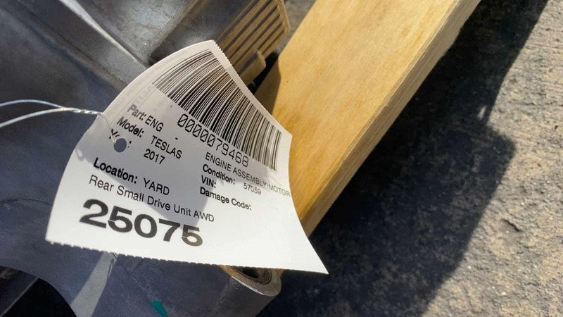 ⭕ 16-19 Tesla Model S Electric Engine Motor Rear Small Drive Unit 1037