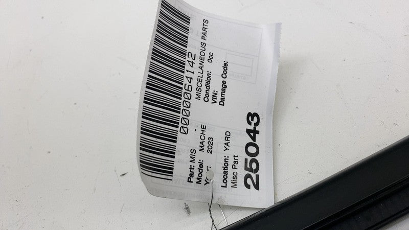 ⭕ 21-24 Ford Mustang Mach-E Rear Passenger Side Door Window Belt Molding Right