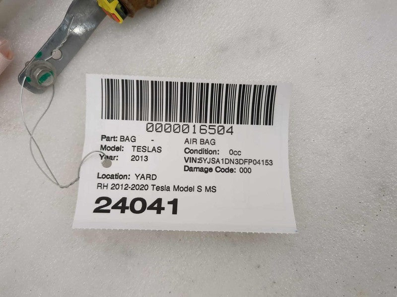 ⭕ 2012-2020 Tesla Model S Right Passenger Roof Curtain Airbag OEM RH 1