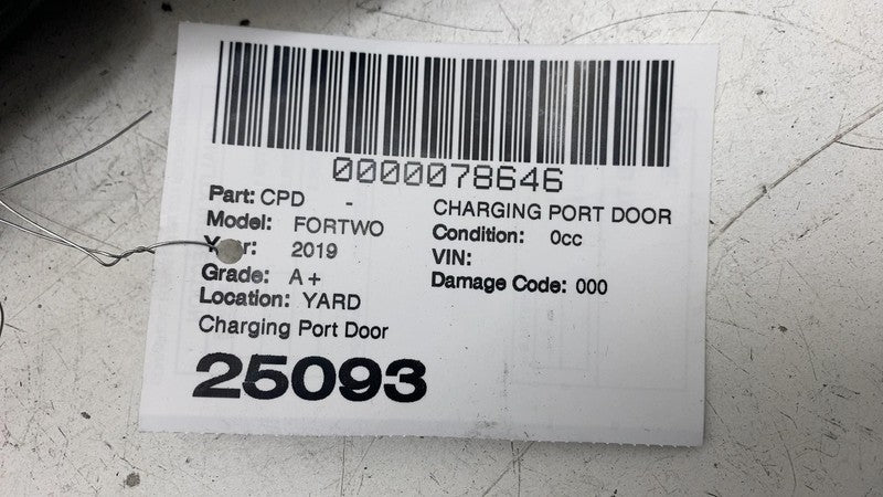 ⭕ 2019 Smart EQ Fortwo EV Charging Port Door Cover White - EN2 EAZ A45