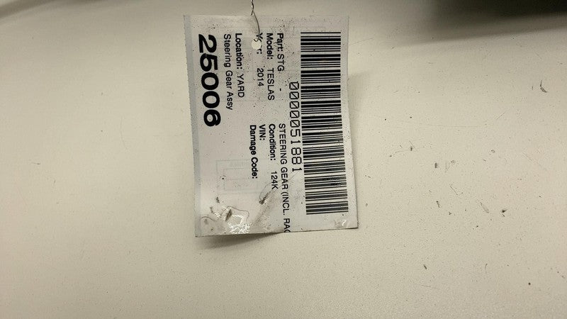 2012-2015 Tesla Model S Power Steering Gear Rack Pinion & Motor w/ Tie