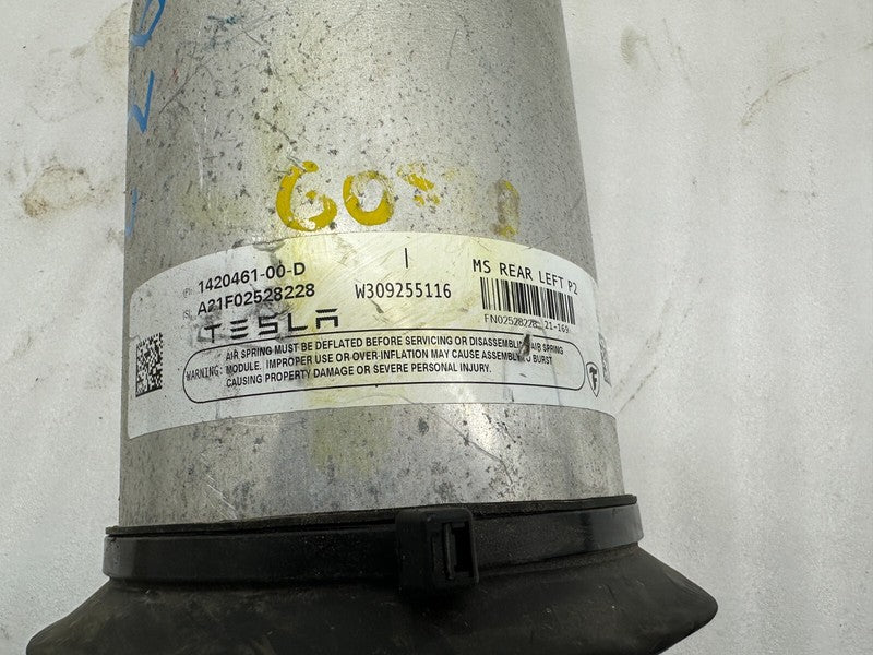 ⭕ 21-25 Model S Rear Driver Side Suspension Air Spring Module Left 142