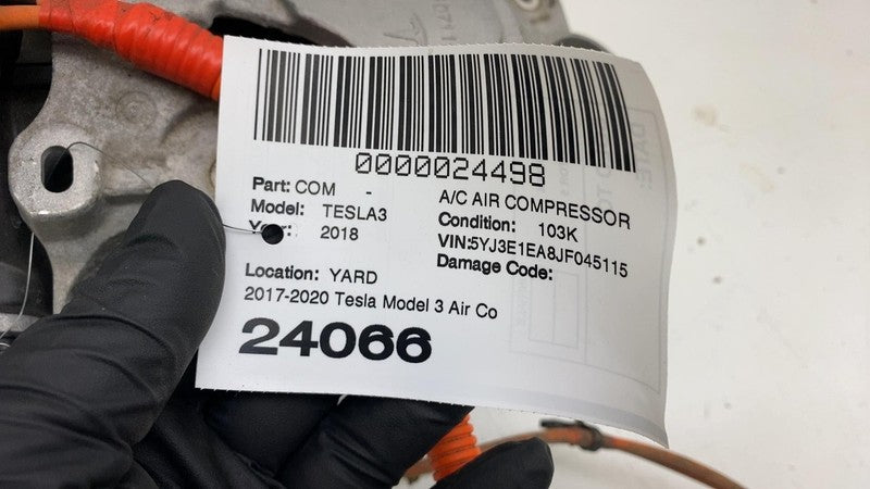 ⭕ 2017-2020 Tesla Model 3 Air Conditioner A/C Compressor Pump w/ Mount