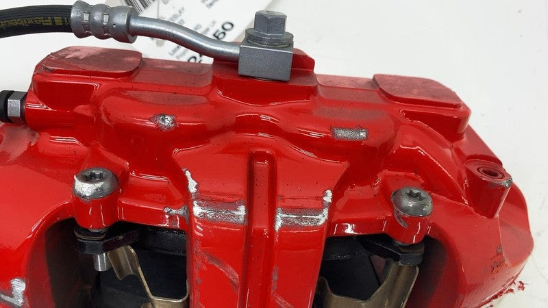 ⭕ 2020-2023 Tesla Model Y Front Driver Side Red Caliper w/ Brake Line 