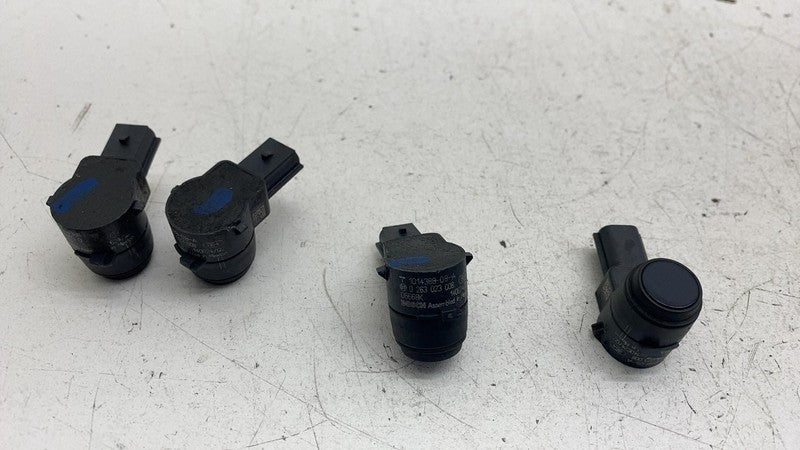 ⭕ 12-15 Model S SET of 4 Rear Bumper Park Assist Sensor Blue PMMB 1014