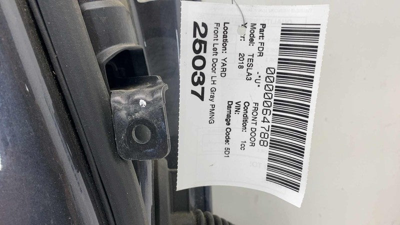 ⭕ 2017-2020 Tesla Model 3 Front Driver Side Door Shell Panel Left LH Gray PMNG