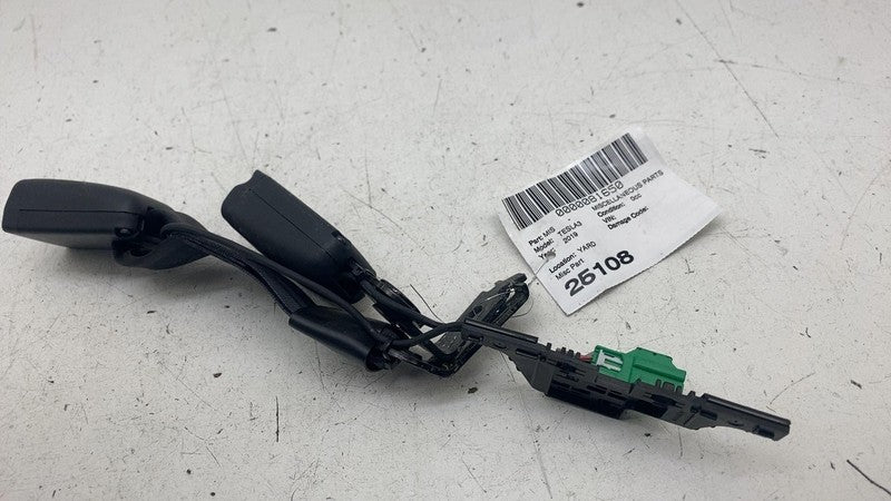 198MB77 ⭕ 2018-2023 Tesla Model 3 Rear Center & Right 2nd Row Seatbelt Buckle Black OEM
