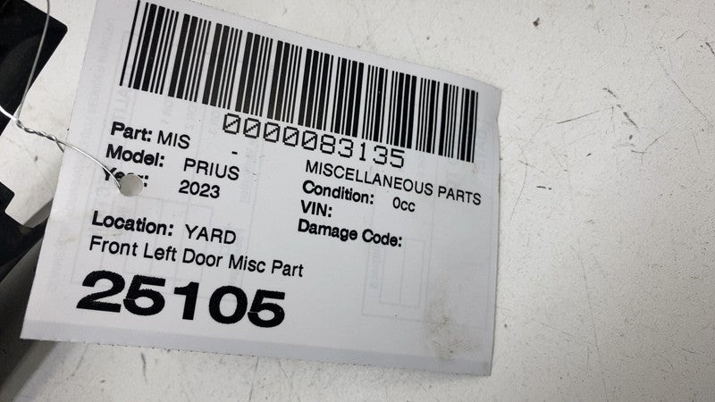 6766447020 ⭕ 23-25 Toyota Prius Front Left Door Window Frame Trim Cover Panel 67664-47020