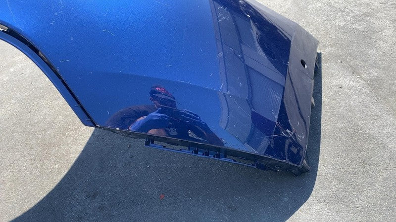 154012201A ⭕ 2020-2022 Model Y Rear Bumper Cover w/ Sensor Holes Blue - PPSB 1540122-01-A