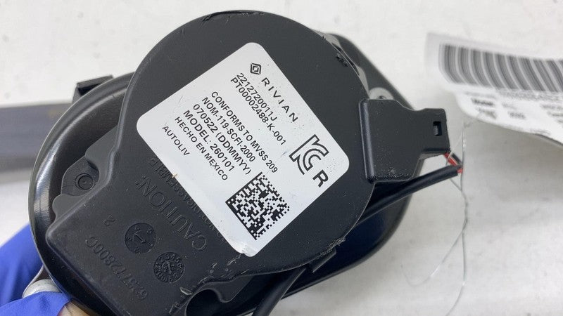 PT00002488 K 2022-2024 Rivian R1T R1S Front Passenger Side Seat Belt Retractor Right Assembly