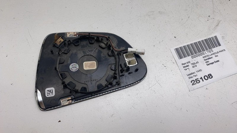 ⭕ 2017-2023 Tesla Model 3 Driver Side Exterior Rear View Door Mirror Glass Left