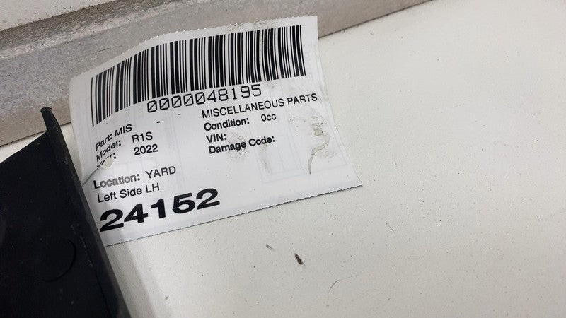 PT00046991D 2022-2024 Rivian R1T R1S Left Rocker Panel Under Body Aero Splash Shield Cover