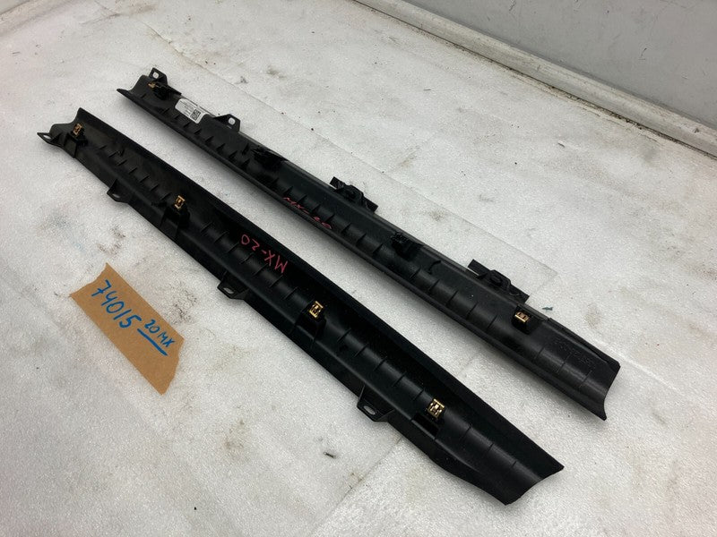 ⭕ 16-20 Model X MX Rear Left & Right Falcon Door Trim Mid Gap Hider 10