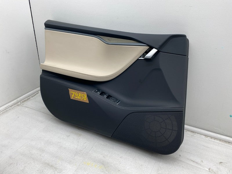 6006071 52 N ⭕12-20 Tesla Model S Front Left Interior Door Panel Trim Card Cover 6006071-52-N