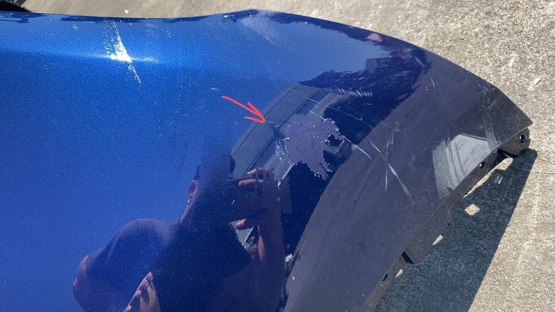 ⭕ 2020-2022 Tesla Model Y Front Bumper Cover w/ Grille Blue - PPSB 149