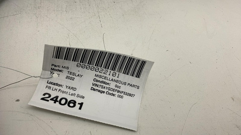 ⭕ 2020-2022 Tesla Model Y Front Driver Side Door Weatherstrip Rubber S