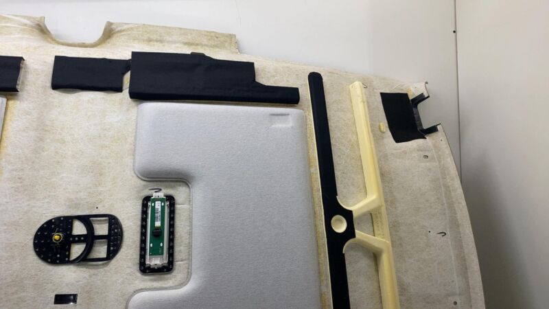 2014-2020 BMW i3 Interior Headliner Cover Trim Panel Assembly Gray OEM 157455-10