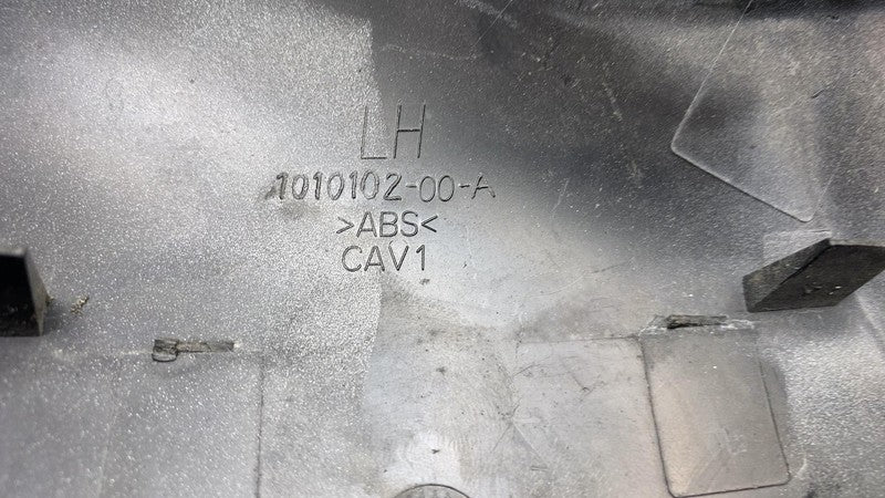 ⭕12-20 Model S Front  Exterior Door Mirror Skull Cap Left Gray PMTG 10