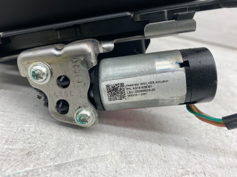 ⭕ 16-20 Model S MS Black Headrest & Adjuster Mechanism HES Actuator 10