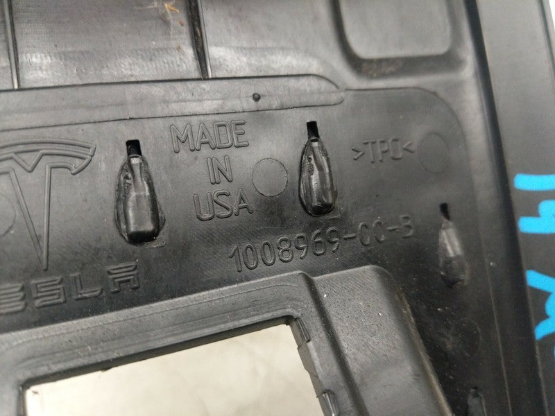 100896900B ⭕ 12-15 Model S MS Front Frunk Lock Latch Opening Switch Trim Cover 1008969-00-B