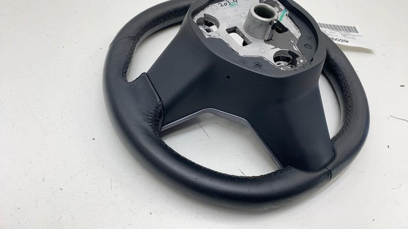⭕ 2017-2020 Tesla Model 3 M3 Steering Wheel Leather Black Assembly 110