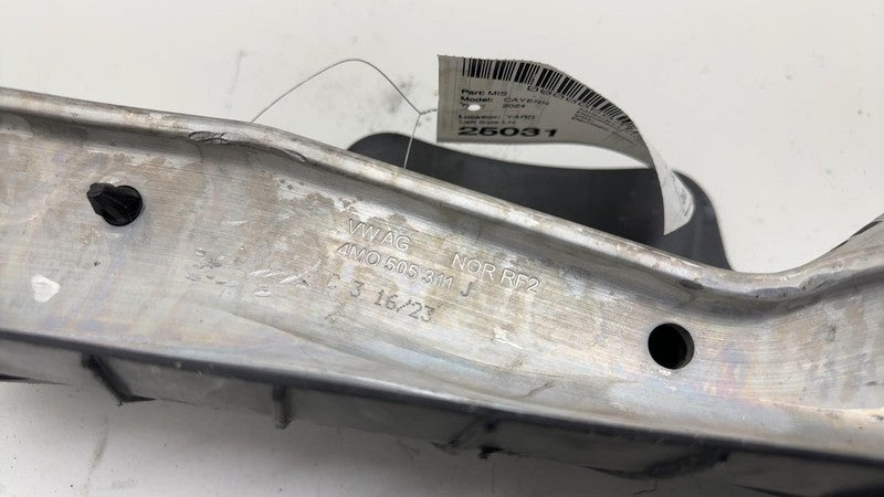 4M0 505 311 J ⭕ 24 Porsche Cayenne Rear Left Lower Control Arm Spring Seat & Shield 4M0505311J