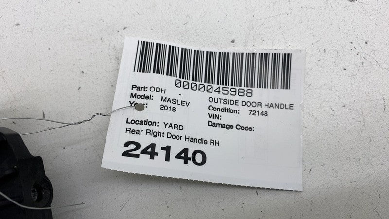 ⭕ 2017-2020 Maserati Levante Rear Passenger Side Exterior Door Handle 