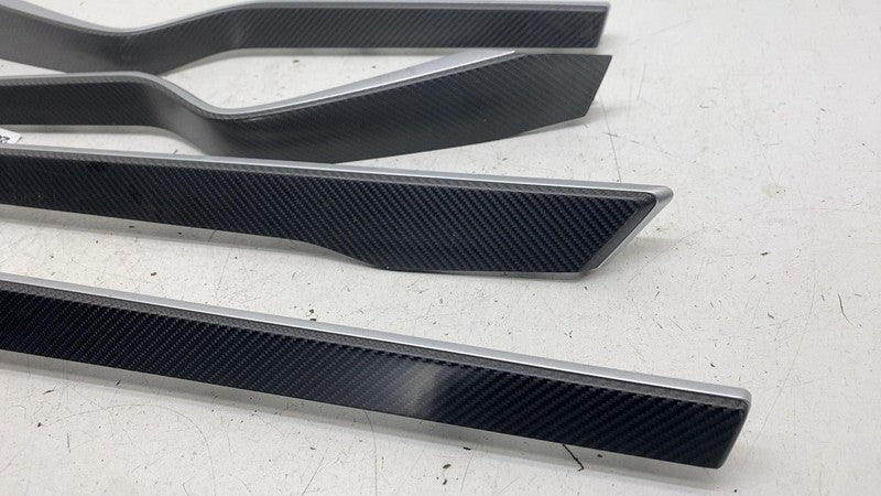 ⭕ 16-20 Model X Front & Rear Door Trim Decor Carbon 1035812-11-B / 103