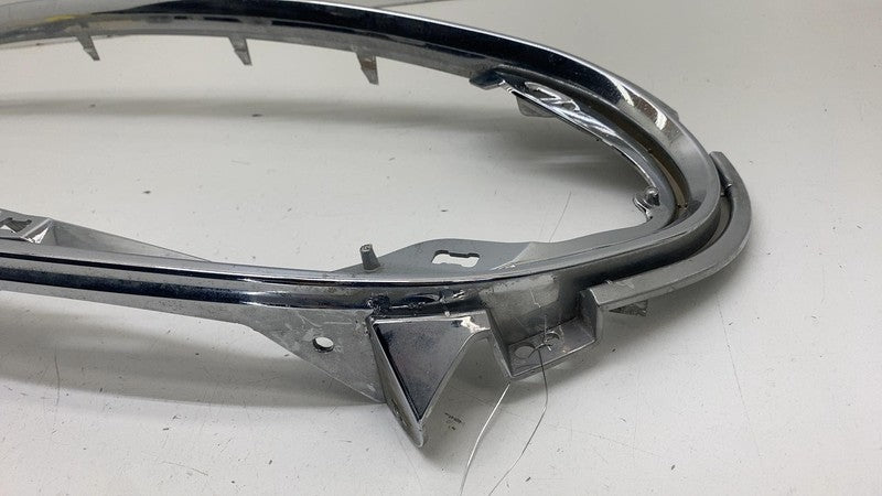 ⭕ 2012-2015 Model S Front Bumper Grille Chrome Surround Bright Trim 10