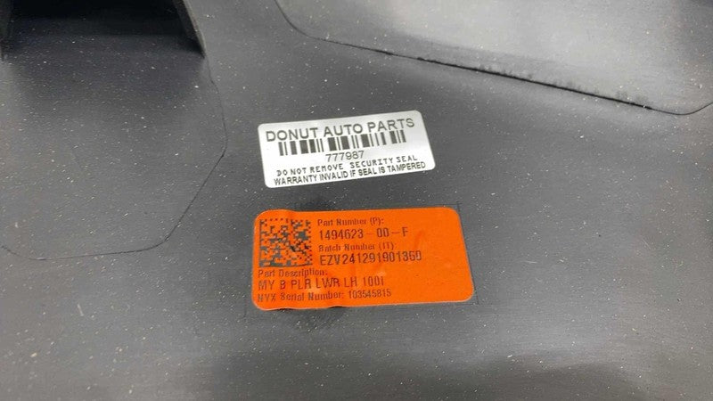 ⭕ 2020-2024 Tesla Model Y MY Left B-Pillar Lower Trim Cover Panel 1494