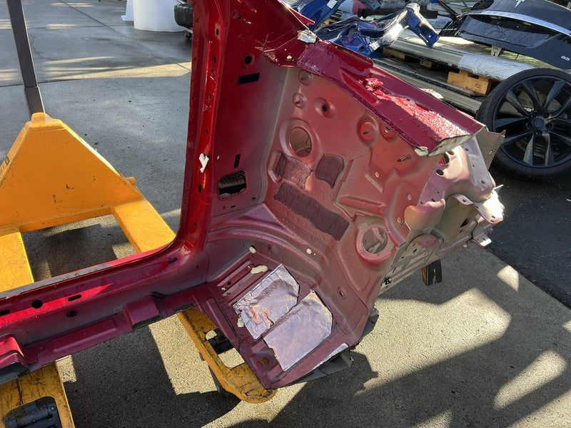 2020-2023 Tesla Model Y Left Body Side A + B-Pillar Door Frame Horn LH Red PPMR