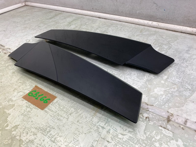 14942 ⭕ 2012-2015 Tesla Model S PAIR Left & Right B-Pillar Molding Applique Glass Trim