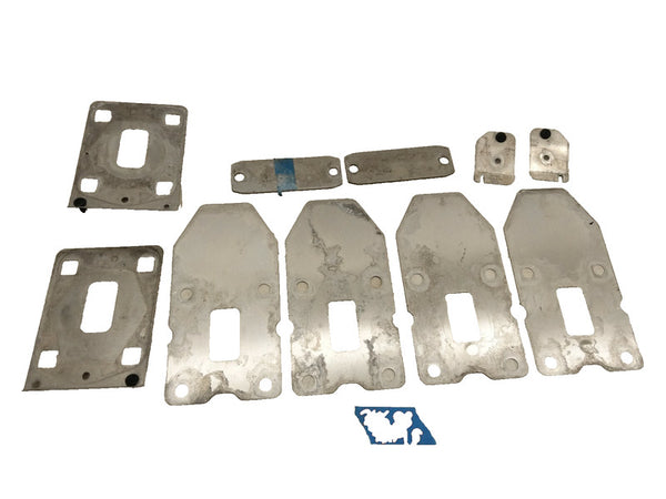 ⭕ 12-20 Model S SET Beam Isolator - Front Rail to Carrier & Common Shim 1011693