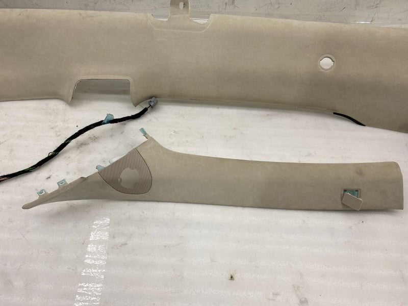 ⭕ 16-20 Tesla Model S SET of Ceiling Headliner Sunvisor Upper A + B + 