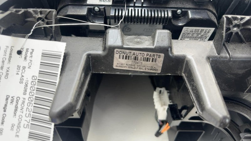 ⭕ 13-19 Mercedes-Benz B-Class Front Center Console Storage Compartment & Armrest