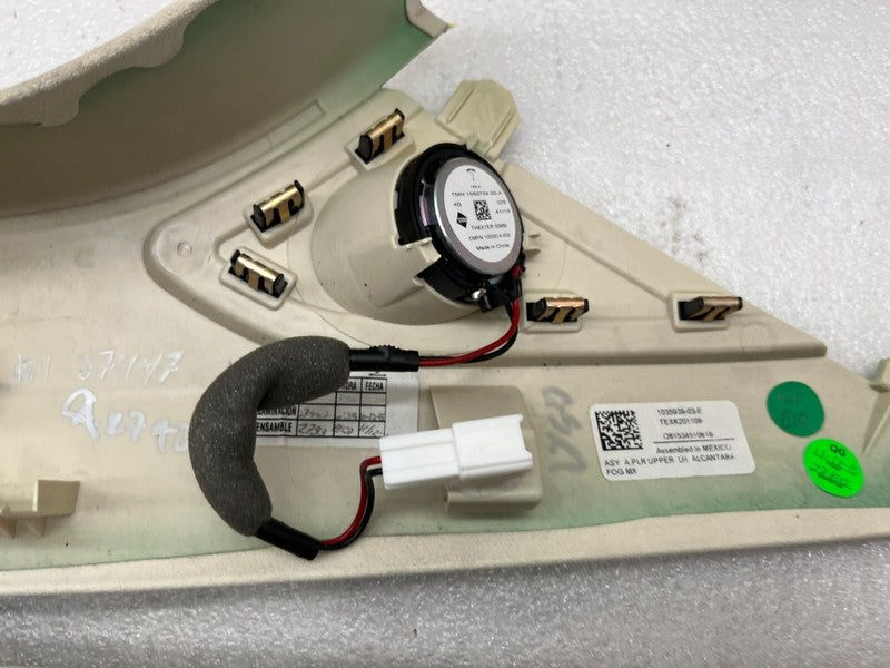⭕ 16-20 Tesla Model X SET of Ceiling Headliner Sunvisor Upper A + B + 