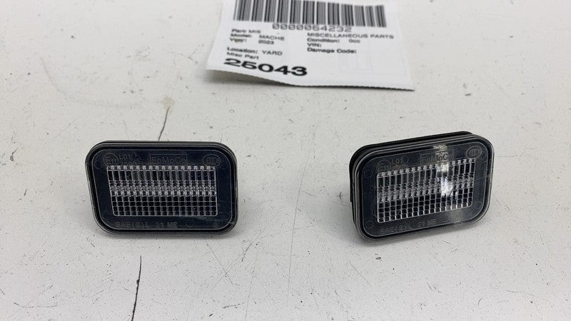 LJ8B-13550-AB ⭕ 2021-2024 Ford Mustang Mach-E Rear License Plate Light Lamp LJ8B-13550-AB x2