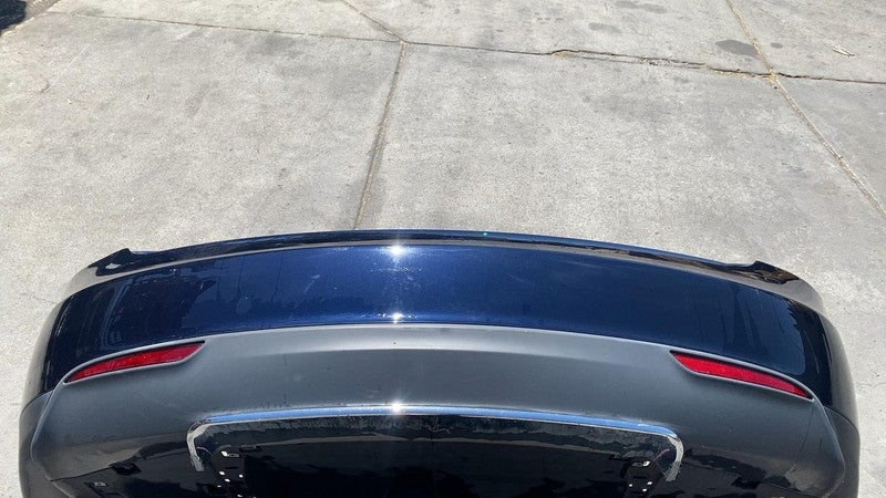 ⭕ 2012 2013 2014 2015 Tesla Model S MS Rear Bumper Cover Assembly Blue - PMMB