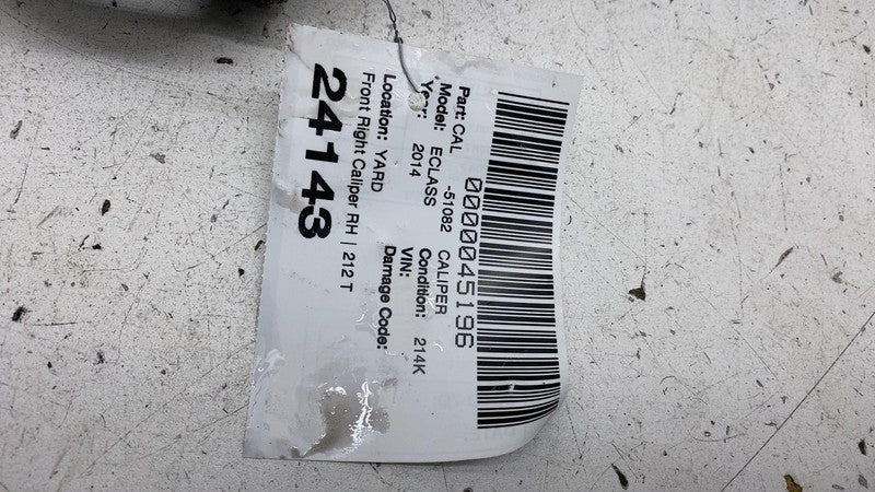 ⭕ 2010-2020 Mercedes-Benz E350 Rear Passenger Caliper + Brake Hose Line Right